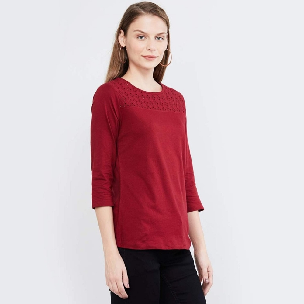 ❤️❤️❤️Max Maroon Top - Picture 6 of 13